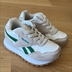 Reebok Baby White, Green Sneakers